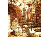 The Samaritan woman coming to the well - by William Hole